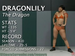 dragon vs bitch goddess in winner fucks loser